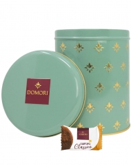 DOMORI SCATOLA REGALO LATTA GR.80 TARTUFI CLASSICI